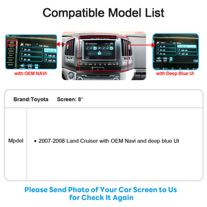 Không dây thông minh Linux Carplay giao diện cho Lexus Land Cruiser av07lcsi lc200 2007-2008 với OEM navi và sâu xanh ul - Product Image 3