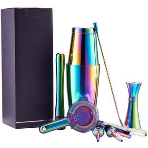 Wuyi camol boston סט 9 יחידות-ציפוי קשת צבע | בר תוסס כלי קשת | boston sheker - Product Image 1