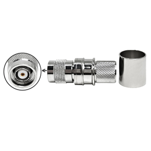 Conector RP-TNC Macho de Crimpado para Cable Coaxial LMR400 RG8 H1000 H2000 para Estación Base y Radioaficionados de Alta Resistencia - Product Image 1