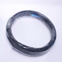 Kabel Serat Optik Pre-connectorized SC Indoor Outdoor Jumper FTTH Flat Optic Cable Patch Cord dengan Konektor
