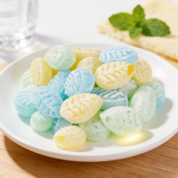 Bonbons durs aux saveurs de fruits, en forme de fruits, colorés et sucrés, pour les collations quotidiennes, en vrac, bonbons rafraîchissants à la menthe, directement de l'usine