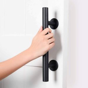 มือจับประตูบานเลื่อนเหล็ก WEKIS Rustic ขนาด 12 นิ้ว แข็งแรงทนทาน สีดำซาตินทันสมัย สำหรับคลังสินค้า อพาร์ทเมนท์ ติดตั้งง่าย - Product Image 6