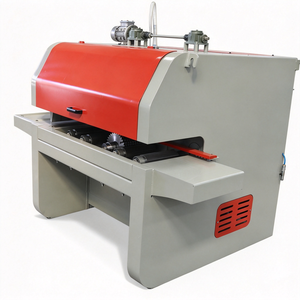 Light Duty Double Spindle Multiple Blade Rip Saw <b>Wood</b> Panel Strip <b>Cutting</b> <b>Machine</b> <b>Wood</b> Board Multi Rip Saw - Product Image 1