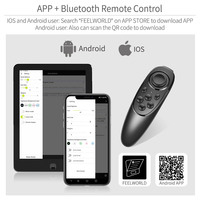 FEELWORLD Mini téléprompteur prend en charge jusqu'à 8 "Smartphone/tablette invitant Smartphone DSLR prise de vue avec télécommande APP TP2A