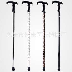 Stainless Steel Adjustable <b>Walking</b> <b>Stick</b> With Rubber Tip For Elderly Outdoor Use - Product Image 5