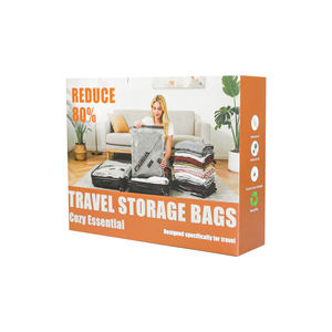 Sacs de compression de voyage pliables SANYUAN avec matériau PA+PE - Maximisez l'espace de la valise, emballage 5 fois plus de vêtements, capacité de 200 ml - Product Image 6