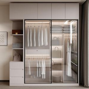 Armoire haute et étroite avec rangement vertical, largeur réduite et hauteur complète pour couloir/entrée/corner de petite chambre - Product Image 2