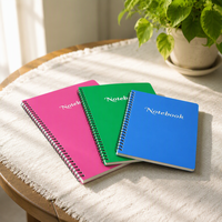 Individuell bedrucktes Spiralnotizbuch mit PP-Hardcover und individuellem Logo für Geschäftswerbung
