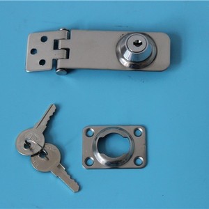 Bisagra de puerta de acero inoxidable con cerradura para uso marino, pieza de repuesto para herrajes de embarcaciones - Product Image 2