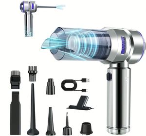 Aspiradora de Mano Inalámbrica de Gran Potencia con Filtro HEPA y Bolsa para Automóvil - Product Image 1