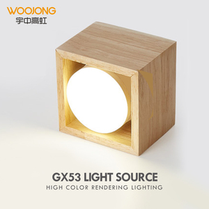 WOOJONG Factory 7W <strong>GX53</strong> <strong>LED</strong> Bulb E26/E27 Base Aluminum Body 3000K CCT Solar ROHS Certified Hot Selling Europe CE for Hotel Decor - Product Image 4