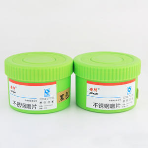 WA80 #   Disques de ponçage et de polissage en acier inoxydable pour meuleuse d'angle, en forme d'écaille de poisson et d'arête de poisson, pour le ponçage et le polissage des métaux - Product Image 3