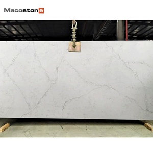 Giá Cả Cạnh Tranh Carrara Thạch Anh Ánh Sáng Màu Xám Tĩnh Mạch Trắng Thạch Anh Đá - Product Image 5