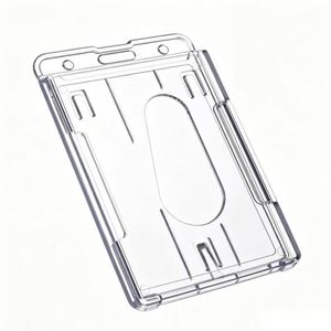 Member Transparent Hard Plastic <b>Id</b> Card Holder for School - Product Image 1