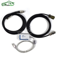 Kit Diagnostik MTU (USB-to-CAN V2) Penganalisis Mesin dengan Kabel MTU MDEC ECU4 & ADEC ECU7 + Laptop Cf19 Perangkat Lunak MTU DiaSys 2.74