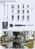 Nouvelle machine intelligente entièrement automatique pour la pose de boutons sur les imperméables, les masques et les vêtements ; machine anti-perforation pour la pose de boutons
