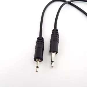 25CM 2.5mm 3.5mm Mono Audio Connector Cable 2pin Wire Extension Cord Male Female DIY Repair Single Head Plug jack