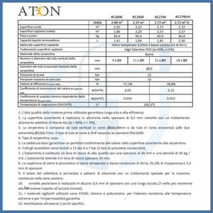 Collecteur solaire à plaque plate sélective de 2,72 m de haut avec tube thermique et matériau de panneau plat pressurisé - Product Image 3