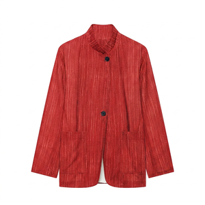 Blazer sur mesure pour femmes |   Veste de costume élégante pour affaires et occasions formelles |   Usine OEM ODM - Product Image 1