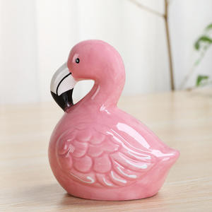 Nido de Cerámica para Hámster con Forma de Rana, <span class=keywords><strong>Jaula</strong></span> para Hámster con Diseño de Flamenco, Accesorios para Hámster - Product Image 4