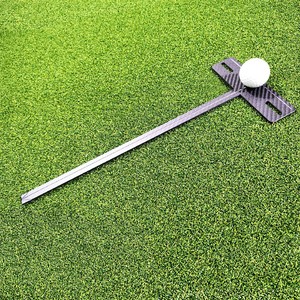 อุปกรณ์ช่วยจัดแนวสวิงกอล์ฟ SwingPerfect ทำจากคาร์บอนไฟเบอร์ รูปทรงตัว T ขนาด 39.6 ซม. หมุนได้ ใช้ได้ทั้งมือซ้ายและขวา พร้อมฐานตั้งแบบสี่เหลี่ยม - Product Image 5