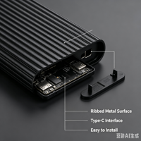 SSD-Hard-Disk Hitam Grosir Baru 1TB 600MB/s USB 3.2 Gen 2 Drive Solid State Eksternal Laptop Paduan Aluminium Nirkabel Gaming