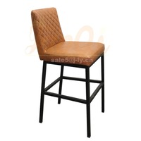 Tabouret de Bar en métal Pu, pour comptoir de Restaurant, américain, chaise de Club, Casino, café, hôtel, moderne, bon marché