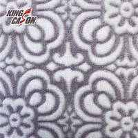 Kingcason Chine Usine Dos Imprimé Coupe Recyclé Deux Côtés 100 Poly Coral Flanelle Tissus Polaires Pour L'hiver Textile À La Maison