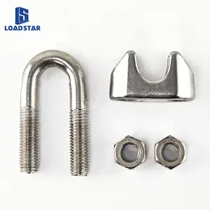 Stainless Steel Rigging Hardware DIN741 Wire Rope Clips