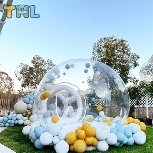 Tente gonflable Offre Spéciale de dôme de bulle extérieure Glamping maison gonflable de rebond de ballon de bulle transparente pour le pique-nique