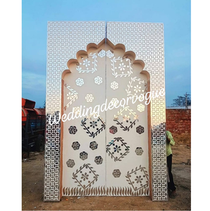 ฉากหลังงานแต่งงานแบบตั้งพื้น ดีไซน์ผนังเทียนสุดเก๋ สำหรับงานหมั้น งานเลี้ยงต้อนรับ และถ่ายภาพ - Product Image 5