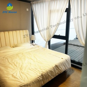 Sang Trọng Prefab Pod Hình Đúc Sẵn Di Chuyển Kết Cấu Thép Container Nhà Của Apple Cabin Kit Nhà Cho Bán - Product Image 4