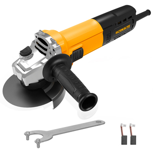 מטחנת זווית מקצועית 850W 115mm לעבודה קשה באתר עבודה, דרגה תעשייתית, 220/110V, מנוע ללא פחמים, מתג הפעלה, 8500rpm - Product Image 2