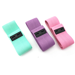 Ensemble de bandes élastiques de yoga en caoutchouc durable Bande de tension de cercle d'exercice de squat et de bout à bout pour accessoire d'entraînement de jambe de fitness - Product Image 4