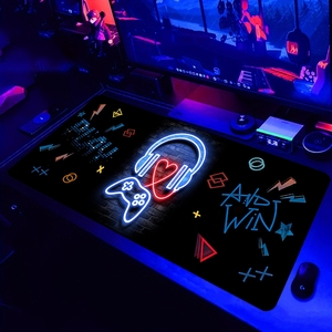 Tapis <span class=keywords><strong>de</strong></span> Souris Gaming Motif Manette <span class=keywords><strong>de</strong></span> Jeu, Grand Tapis <span class=keywords><strong>de</strong></span> Souris Gamer, Tapis <span class=keywords><strong>de</strong></span> Clavier pour <span class=keywords><strong>Ordinateur</strong></span> Portable et <span class=keywords><strong>Bureau</strong></span>, Tapis <span class=keywords><strong>de</strong></span> Table Antidérapant en Caoutchouc pour la Maison - Product Image 5