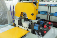 Machine de découpe automatique de tuyaux en alliage d'acier inoxydable avec moteur, pour biseautage et filetage orbital à 45 et 90 degrés pour tuyaux carrés et creux