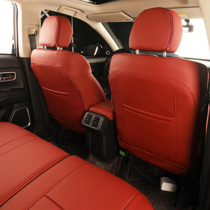 Housses de siège de voiture en cuir Nappa imperméable de luxe de haute qualité <span class=keywords><strong>5</strong></span> places quatre saisons YLA pour Mitsubishi <span class=keywords><strong>Outlander</strong></span> - Product Image 3