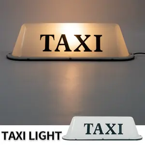 Top Produzioni Taxi Luce del Tetto Box Universale Scatola di Luce di Taxi Tetto Segno LED 12V Lampada Interna, led 1 Anni con La Certificazione ISO