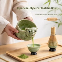 Nouveau design unique, kit de bol à matcha personnalisé, bol à matcha en céramique, ensemble de bols à matcha Chawan, ensemble de matcha personnalisé, bol à matcha