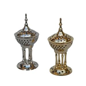 Juego de Mini Quemadores de Incienso de Latón con Diseño Indio, Acabado Pintado en Oro, Diseño de Vajilla, Porta Incienso de Latón - Product Image 5