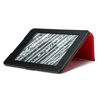 Casing Pelindung Kindle Paperwhite 1/2/3 yang Dapat Disesuaikan, Kulit Mikrofiber KPW dengan Fungsi Sleep/Wake