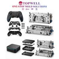Moulages par injection de boîtiers en plastique personnalisés OEM pour appareils électroniques grand public, coques de manettes de console de jeu, pièces moulées par injection