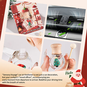 Ambientador para Auto con Aromaterapia, Colección Navideña, Decoración con Acabado Brillante, Nuevo Clip Aromatizante para Ventilación de Auto - Product Image 3