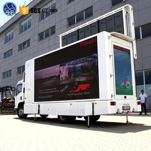 Scrolling sign display vehicle with multifunction FOLAND led tvs truck in Malta