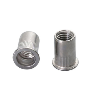 Tuercas de remache con moleteado vertical, tornillos de remache hexagonales extendidos - Product Image 1