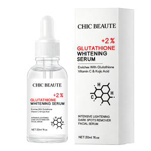 CHIC BEAUTE - Suero Facial con Glutatión, Ácido Kójico y Vitamina C, Esencia Facial Aclarante, Suero Blanqueador para el Cuidado de la Piel del Rostro, para Eliminar <span class=keywords><strong>Manchas</strong></span> Oscuras - Product Image 1