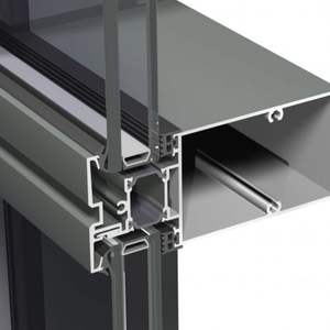 Perfil de Aluminio Anodizado con Acabado Madera para Puertas y Ventanas Abatibles - Uso Residencial/Comercial CNW Aluminio OEM Corte ISO - Product Image 1