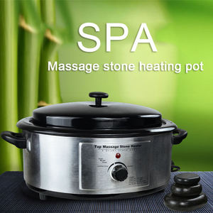 2024 profesional automático salón de belleza <span class=keywords><strong>Spa</strong></span> piedra caliente calentador máquina con pala energía piedra masaje piedra calentador - Product Image 5