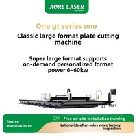 Machine de découpe CNC grand format haute puissance 6-60 kW pour plaques d'aluminium, sans bavures, de type bureau, avec largeur de coupe personnalisable