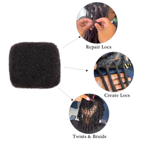 Fournisseur de Cheveux Naturels Afro Kinky en Vrac 100% Cheveux Humains Micro Twist 30g Cheveux Humains Kinky en Vrac pour Tresses et Dreadlocks